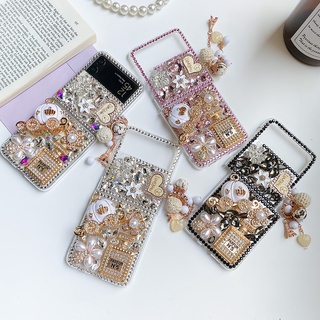 【พร้อมส่ง】เคส samsung z flip3 case พับเพชร เคส z flip 3 5g เคส flip3 5g case flip3 case samsung z flip3 เคส