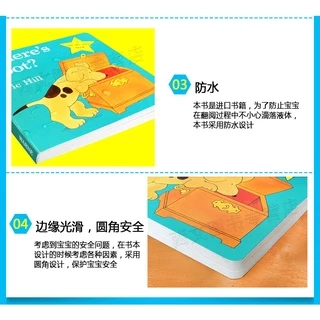 Where's Is Spot In English kids Early Learning Educational Toys Children Reading Hard Cover books