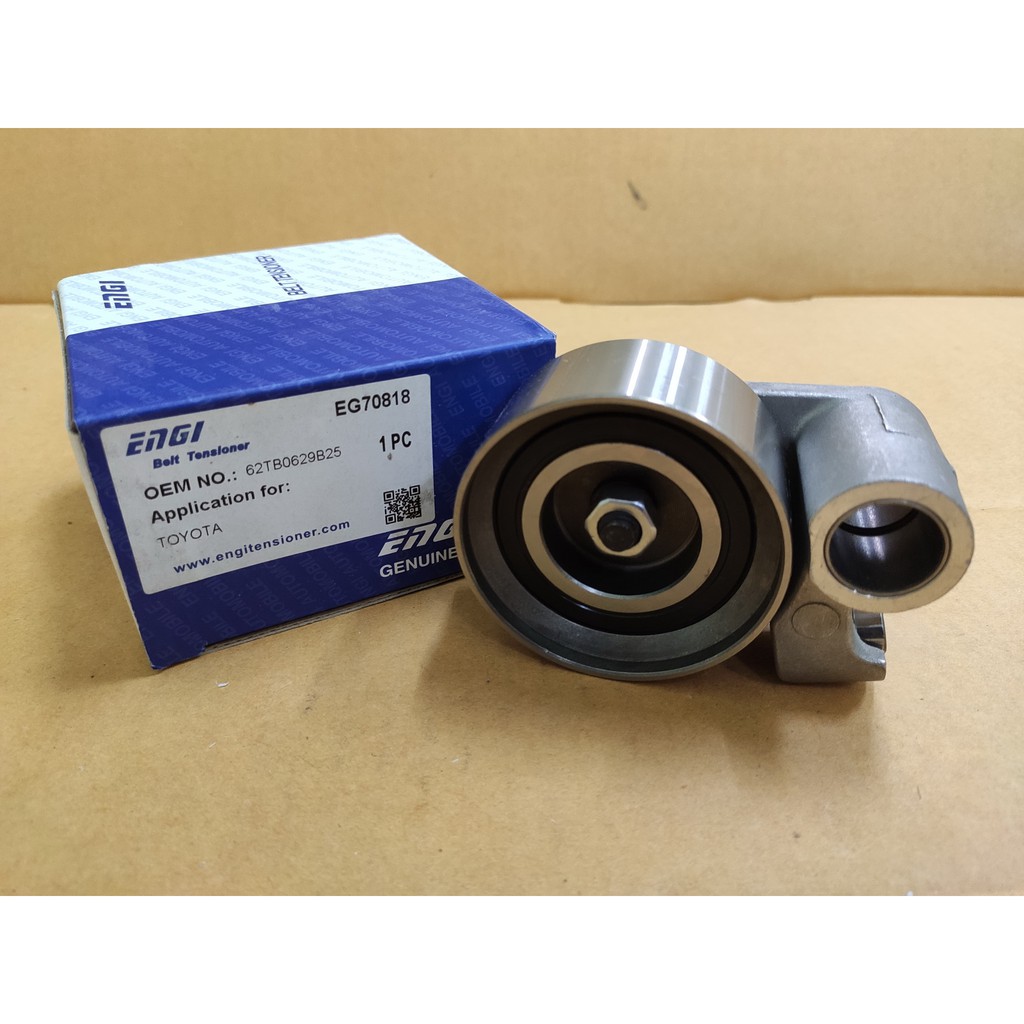 ลูกลอกตั้งสายพานแอร์พร้อมขา Toyota Vigo, Fortuner เครื่อง 2.5 (2KD) ขนาด 62 มิล. เกรด OEM [Part No. 13505-0L010]
