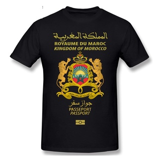 เสื้อยืดผ้าฝ้ายพิมพ์ลายเสื้อยืด ลาย Kingdom Of Morocco สําหรับผู้ชาย