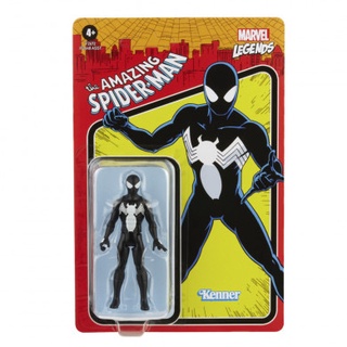 Hasbro Marvel Legends Series Symbiote Spider-Man 3.75-Inch Retro 375 Collection Action Figure