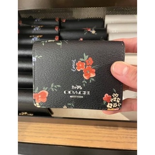 COACH  MINI WALLET SIGNATURE CANVAS