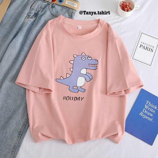 พร้อมส่ง!! เสื้อยืด Freesize ลายไดโนเสาร์