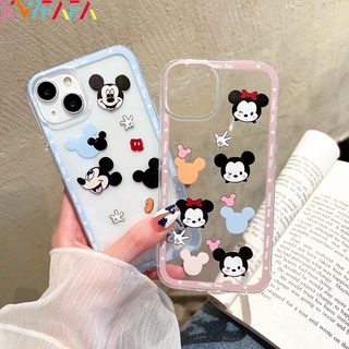 เคสโทรศัพท์มือถือแบบนิ่ม ใส กันกระแทก ลายการ์ตูนมิกกี้ มินนี่เมาส์น่ารัก สําหรับ Xiaomi Poco M2 F2 Pro X2 C31 Mi 9T Pro Redmi 9T 9 Power 9 Prime 9A 9i 9C 8 8A