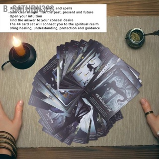 B_saturn323 Divination Card Tarot Witch Season Future Telling Mysterious Secret World Cards for Game Gift