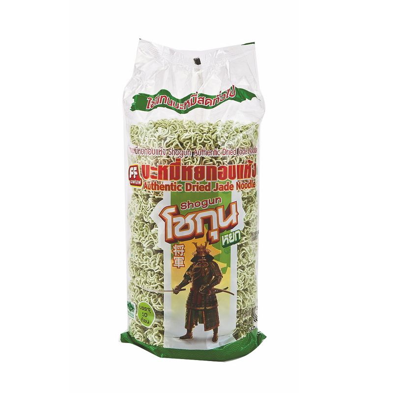 สินค้าแนะนำ!! เอฟเอฟ โชกุนบะหมี่หยกอบแห้ง 380 กรัม FF Shogun Dried Jade Noodle 380 g