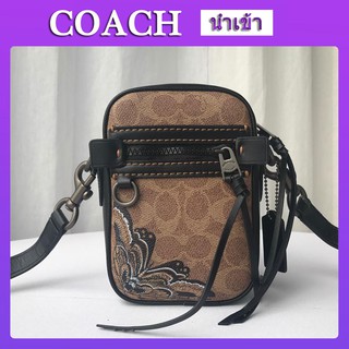 Coach F72930 F36714 ผู้ชายและผู้หญิง  กระเป๋าสะพายข้าง กระเป๋าข้ามร่างกาย  กระเป๋ามีซิป