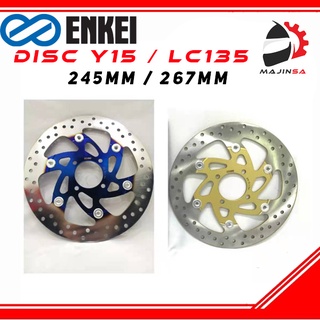 Enkei แผ่นดิสก์เบรก LC135 Y15ZR 267 มม. 245 มม. (J0001) 4 LUBANG