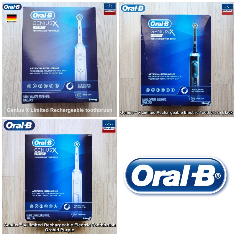 Oral-B® Genius™ X Limited Rechargeable Electric Toothbrush ออรัลบี จีเนียส แปรงฟันไฟฟ้า