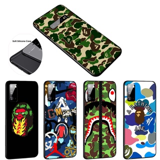 Silicone phone Case OPPO F11 A9 F17 F19 Find X3 Pro Plus Lite Soft Protect Cover Case EL13 Bape Fashion