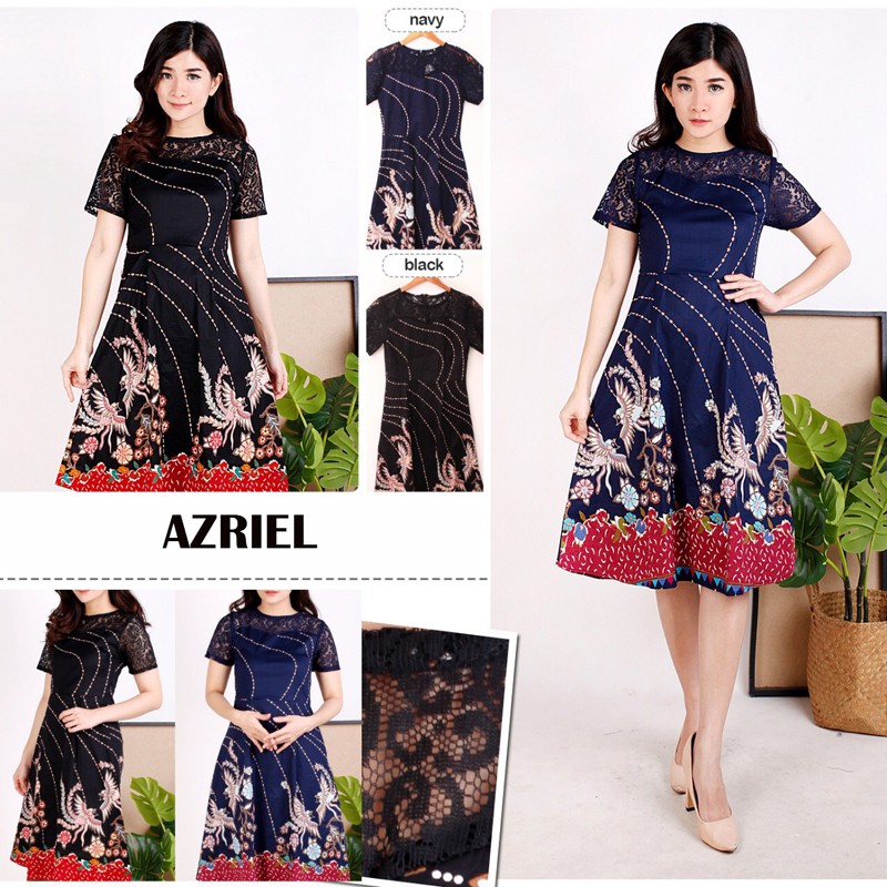 AZRIEL DRESS - ชุดผ้าบาติกผู้หญิง
