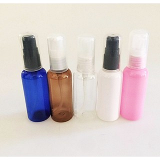 ขวดปั้มกลมสีต่างๆ 50ml ฝาครอบมน 1 ขวด