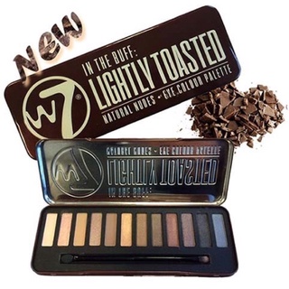 FREE SHIPPING !! W7 In The Lightly Toasted Palette In the Buff ฝาแฝด Nakded UD