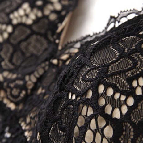 ชุดชั้นใน บราลูกไม้ สายเดี่ยว เว้าหลัง รุ่นB025 เก็บทรงนมได้ดี ผ้าใส่สบาย พร้อมส่ง - รูปที่ 7