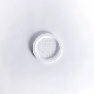 LIDS WHITE FOR WECK 1 PCS/BAG (ฝาพลาสติกสีขาวสำหรับขวดโหล WECK)