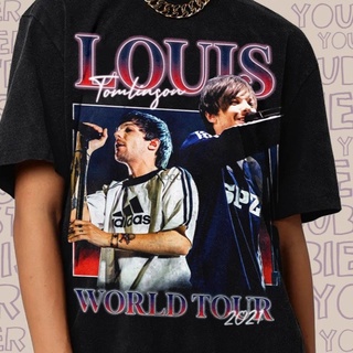 เสื้อยืด พิมพ์ลาย Louis Tomlinson world tour สไตล์วินเทจ สําหรับผู้ชาย และผู้หญิง 2022