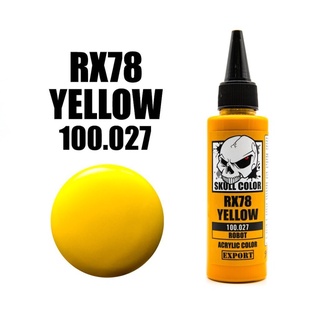 SKULL COLOR 100.027 RX78 Yellow 60 ml.