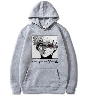 เสื้อกันหนาว มีฮู้ด ลายการ์ตูนอนิเมะ Tokyo Ghoul แฟชั่นฤดูใบไม้ร่วง และฤดูหนาว สําหรับผู้ชาย GT