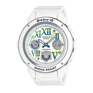 Casio Baby-G นาฬิกาข้อมือ สีขาว สายเรซิ่น รุ่น BGA-150GR-7BDR