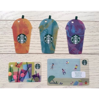 การ์ดเปล่า starbucks 2017 ชุด summer 2