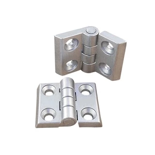 บานพับอลูมิเนียมโปรไฟล์ สีบรอนซ์ Bronze Aluminum Profile Hinge