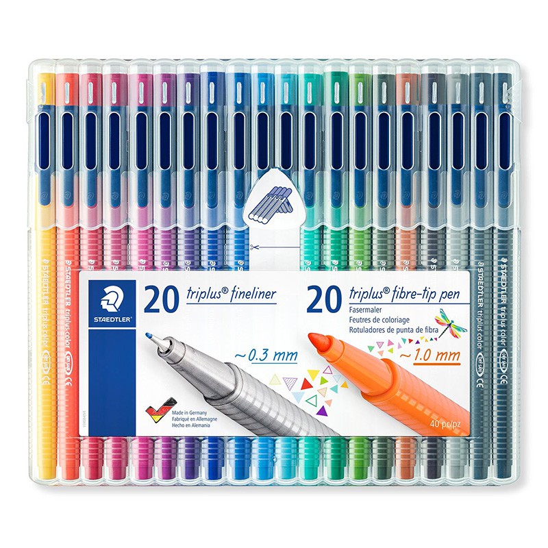 Staedtler طقم أقلام triplus fineliner ‏(40 قلماً) — صورة 4