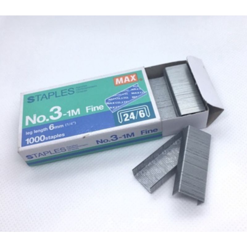 {Ship-out 24H} MAX Staples No3-1M (Fine)(2pcs)