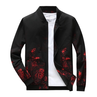 เสื้อแฟชั่นผู้ชายเสื้อแจ็คเก็ตSlim jaqueta masculina BOMBER JACKET