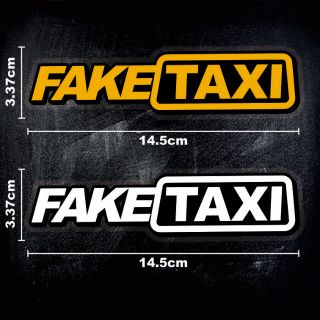 สติ๊กเกอร์​ FAKE TAXI 3Mสะท้อนแสง