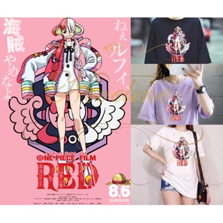 คอตต้อนคอกลมเสื้อยืด พิมพ์ลายอนิเมะ One piece Mango Eichi Manhwa Action Romance Sport Shounen Luffy Zorro Nami พรีเมี่ยม