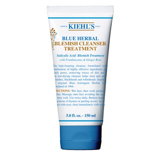 Kiehls Blue Herbal Blemish Cleanser Treatment 150ml