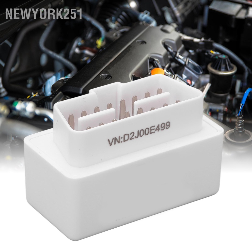 Newyork251 เครื่องสแกนเนอร์อ่านโค้ด วิเคราะห์ความผิดพลาดของเครื่องยนต์ บลูทูธ 4.0 Obd2 Obd สีขาว สําหรับรถยนต์