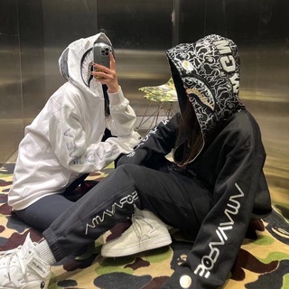 Bape Black / White Shark Hoodies|hoodie jeans|shark hoodieshark