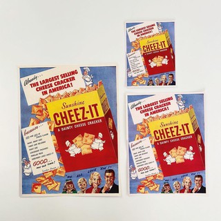 Poster - “We All Love Em!” The Largest selling cheese cracker in America!