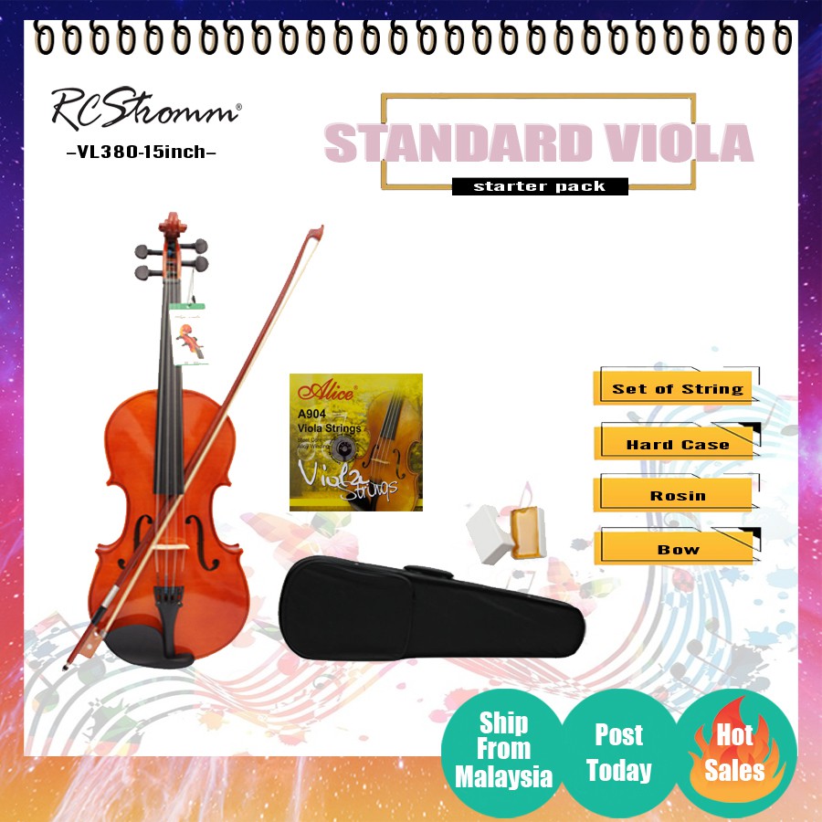 แพ็คเริ่มต้นวิโอลามาตรฐาน 15 นิ้ว VL-380