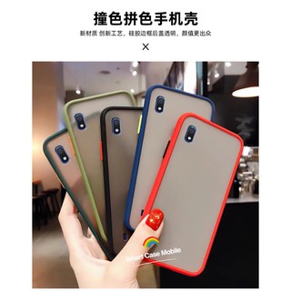 [ ส่งจากไทย ] Case Samsung Galaxy A10 เคสกันกระแทก ปุ่มสีผิวด้าน ขอบนิ่มหลังแข็ง เคสโทรศัพท์ ซัมซุง พร้อมส่ง