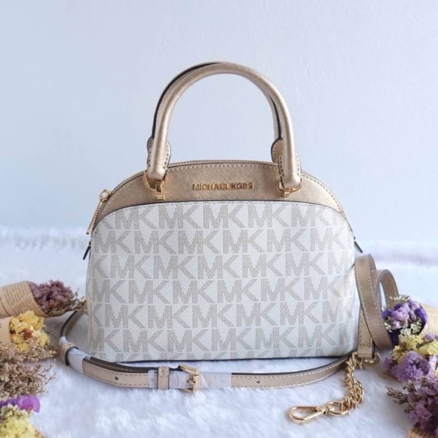 mk emmy small dome satchel