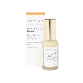 แท้💯% [เคาน์เตอร์อเมริกา/เช็คใบเสร็จได้] Farmacy Honeymoon Glow AHA Resurfacing Night Serum 5ml