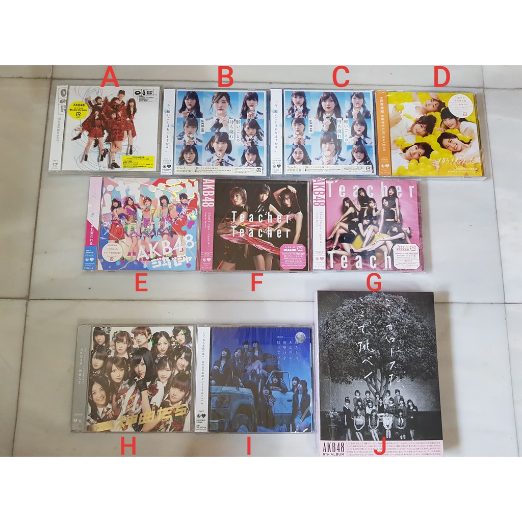 AKB48 CD DVD มือ1 [ Kuchibiru ni Be My Baby / Teacher Teacher / Negaigoto no Mochigusare / sukinanda