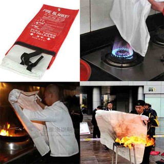 ผ้าห่มกันไฟ ใยแก้วชนิดพิเศษ ทนความร้อนสูง Fire blanket