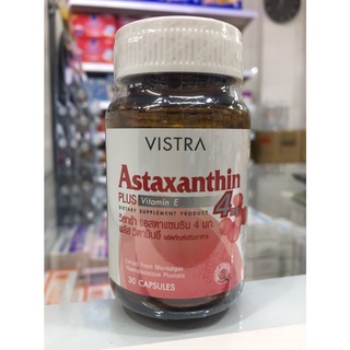 Vistra Astaxanthin Plus Vitamin E 4 mg บรรจุ 30 แคปซูล