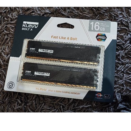 [มือสอง] Ram ddr4 Klevv Bolt X  16 Gb 3200 (8x2)