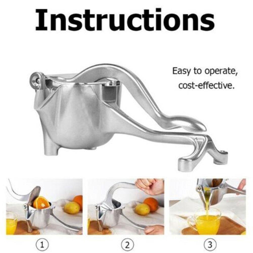 Alloy Manual Fruit Juicer Heavy Duty Detachable Hand Press Fruit