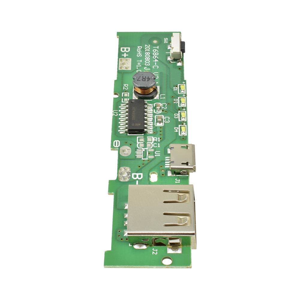 DIYMORE บอร์ดโมดูลพาวเวอร์แบงค์ PCB แบบ USB 5V 2A สำหรับชาตไฟ ราคา ถูกที่สุด ดีลบีเคเค แกลเลอรีภาพที่ 8