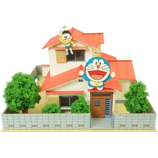 ของแท้จากญี่ปุ่น🧡 Sankei MK10-02 Doraemon Doraemon and Nobitas House (1/150 N scale) เปเปอร์อาร์ทโดราเอม่อน