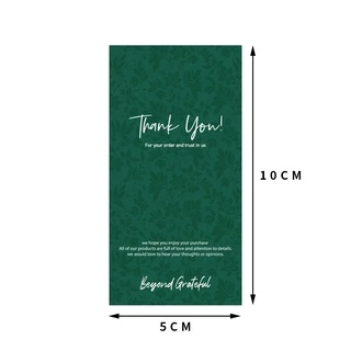 สติกเกอร์ฉลาก Thank You หลากสีสัน สําหรับตกแต่งบรรจุภัณฑ์ 50 ชิ้น