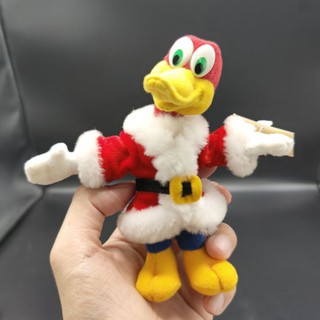 ตุ๊กตา วู้ดดี้ เจ้านกหัวขวาน (Woody Woodpecker) ลิขสิทธิ์แท้ ขนาด6นิ้ว งานใหม่ ป้าย Universal studios Japan