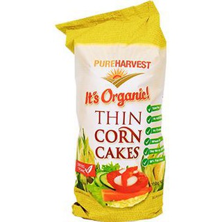 Pureharvest Organic Thin Corn Cakes 150  เค้กข้าวโพดออร์แกนิค Pureharvest 150