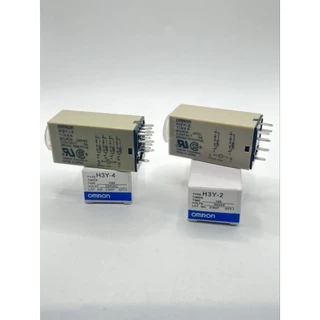 H3Y-2 H3Y-4 h3y2 h3y4 ทามเมอร์รีเลย์ Timer สวิตช์หน่วงเวลาตัวจับเวลา 5S- 60M เวลา 12V 24v 220v