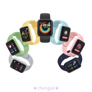 ใหม่นาฬิกาข้อมือ Smartwatch วัดอัตราการเต้นหัวใจกันน้ํา Y68 สําหรับผู้ชายและผู้หญิงเหมาะกับการเล่นฟิตเนส